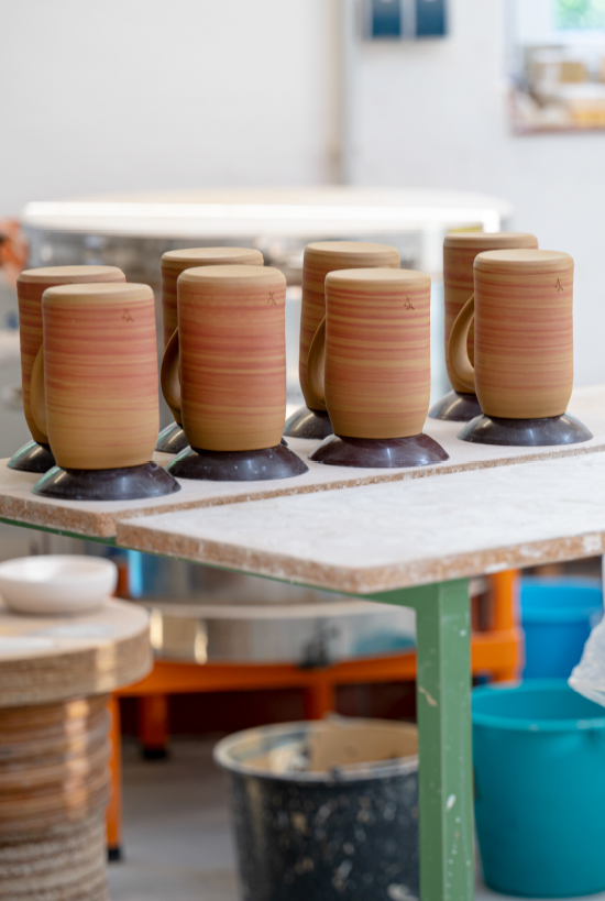 kleine Maßkrug in der Werkstatt